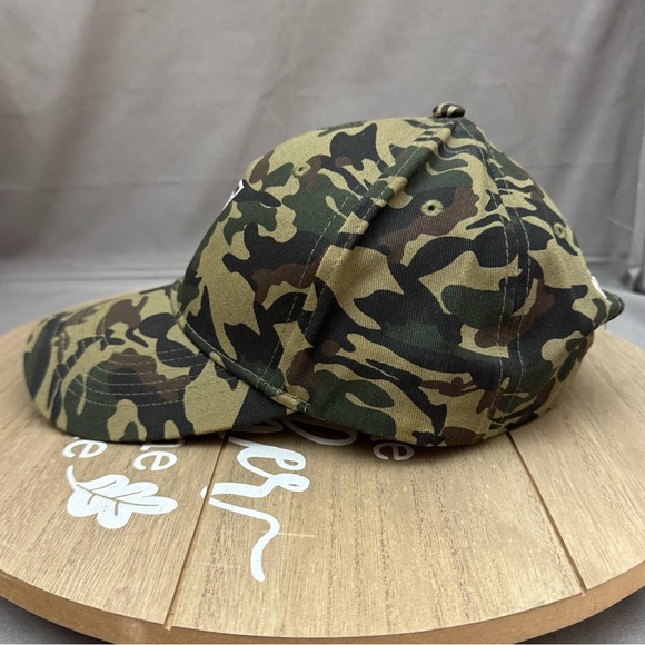 The Lost Breed Camouflage Strap Hat Men’s and Women’s Green One Size Fits Most - Picture 4 of 6